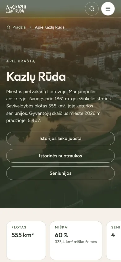 Puslapis apie kraštą telefone